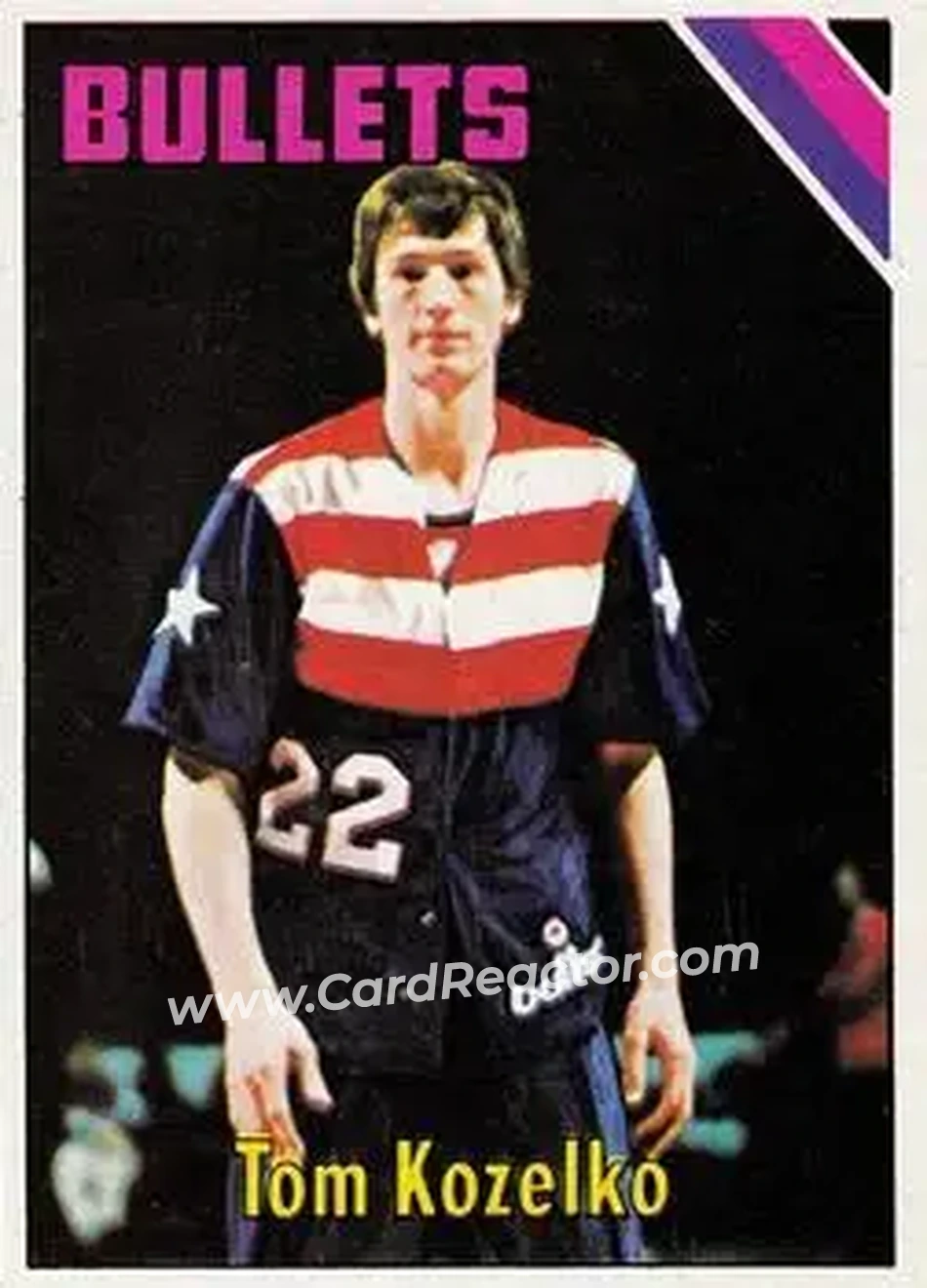 1975-76 Topps #202 - Tom Kozelko - Washington Bullets - Front 1975-76 Topps #202 - Tom Kozelko - Washington Bullets - Front