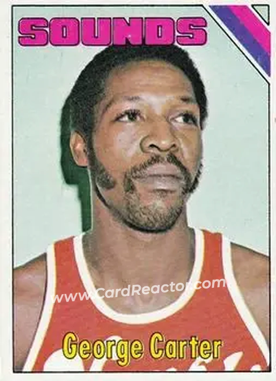1975-76 Topps #230 - George Carter - Memphis Sounds - Front 1975-76 Topps #230 - George Carter - Memphis Sounds - Front