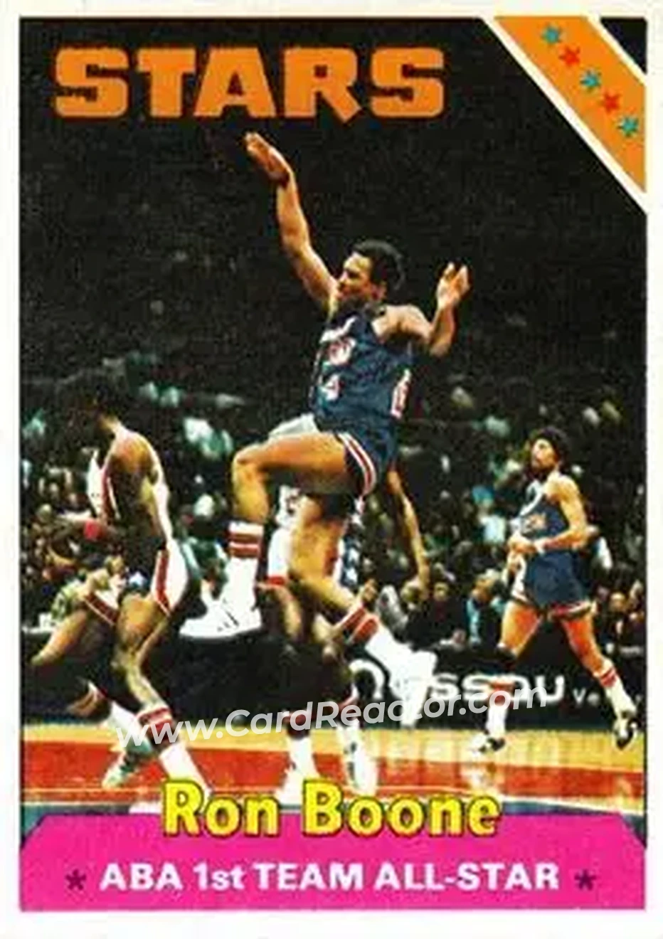 1975-76 Topps #235 - Ron Boone - Utah Stars - Front