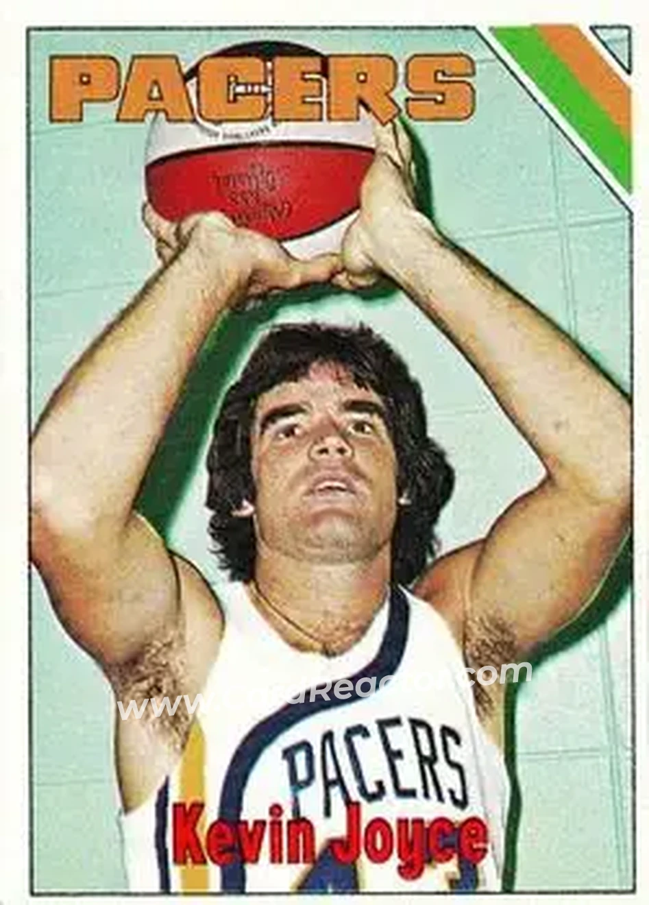 1975-76 Topps #237 - Kevin Joyce - Indiana Pacers - Front 1975-76 Topps #237 - Kevin Joyce - Indiana Pacers - Front