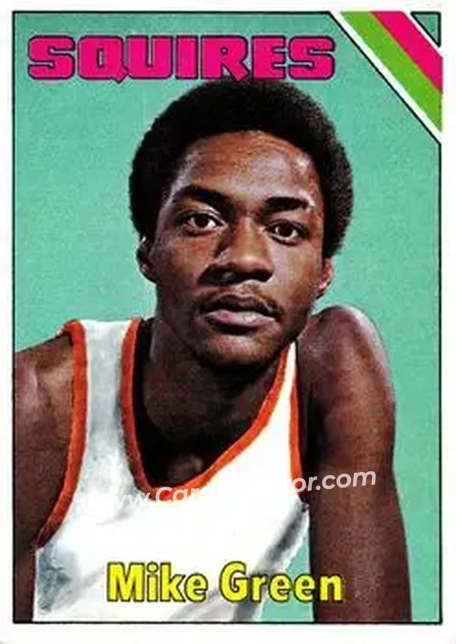 1975-76 Topps #247 - Mike Green - Virginia Squires - Front 1975-76 Topps #247 - Mike Green - Virginia Squires - Front