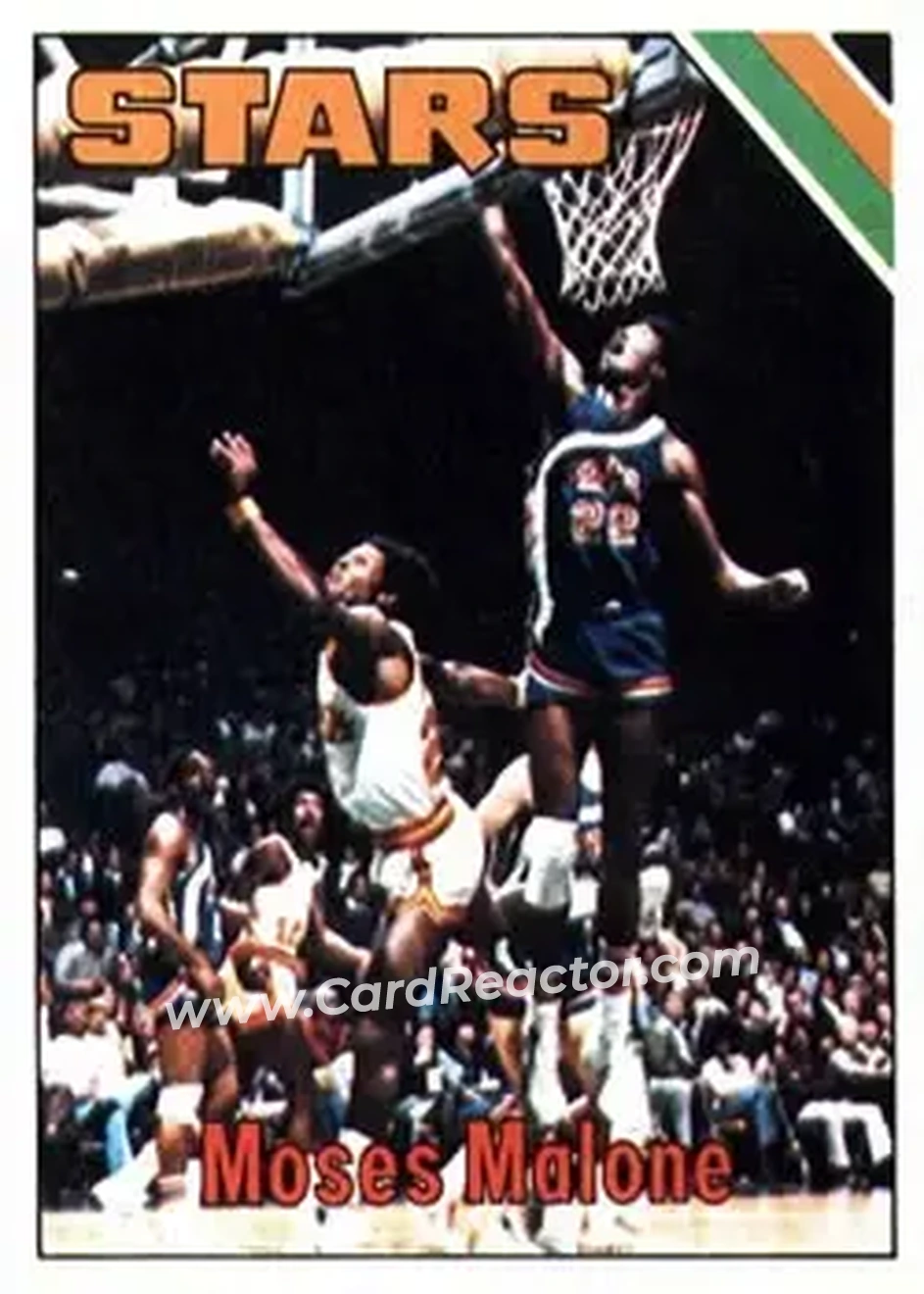 1975-76 Topps #254 - Moses Malone - Utah Stars - Front