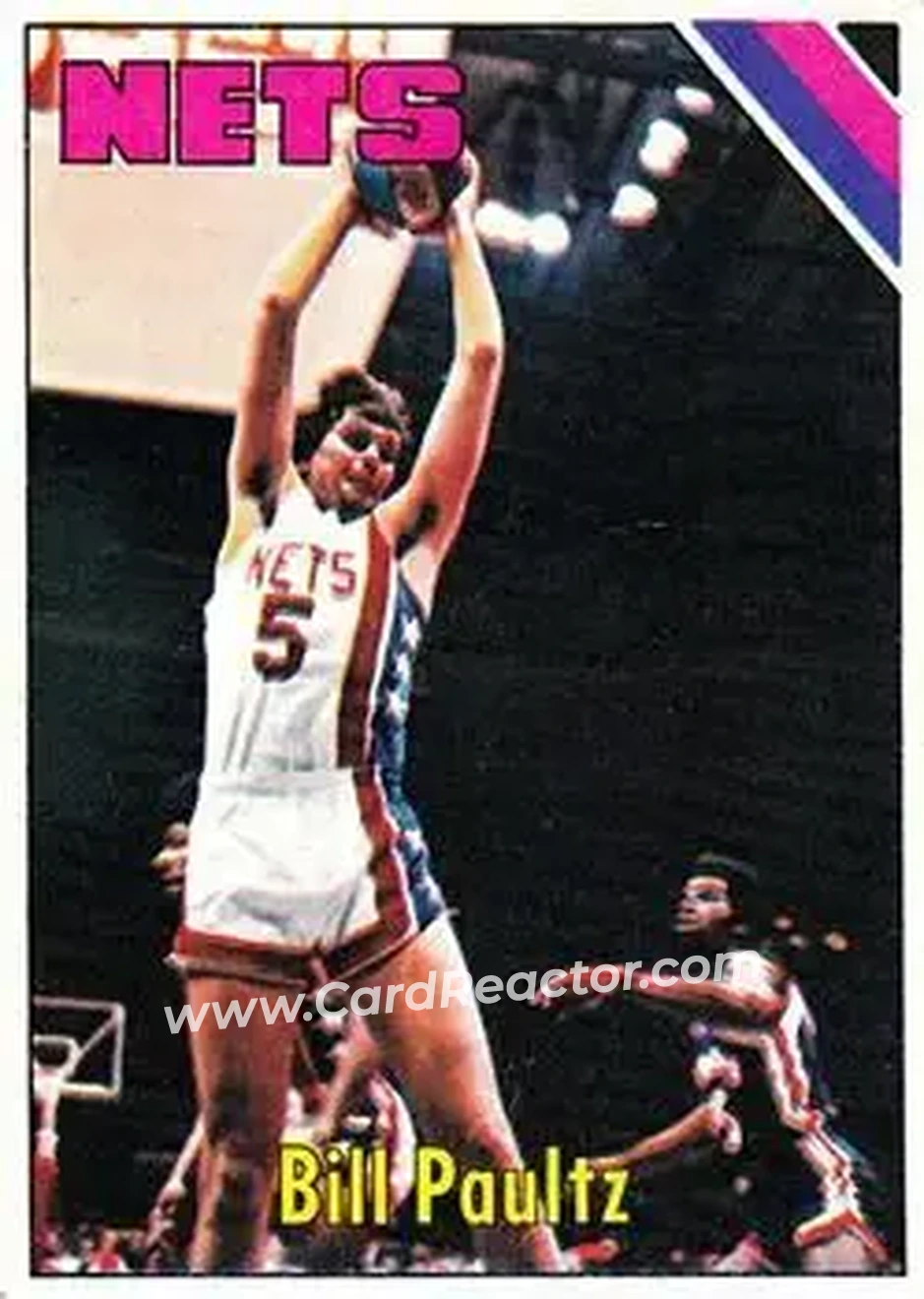 1975-76 Topps #262 - Billy Paultz - New York Nets - Front