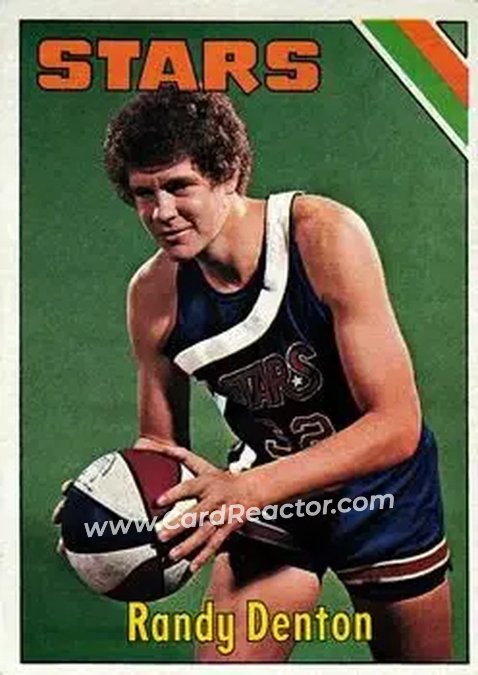 1975-76 Topps #266 - Randy Denton - Utah Stars - Front