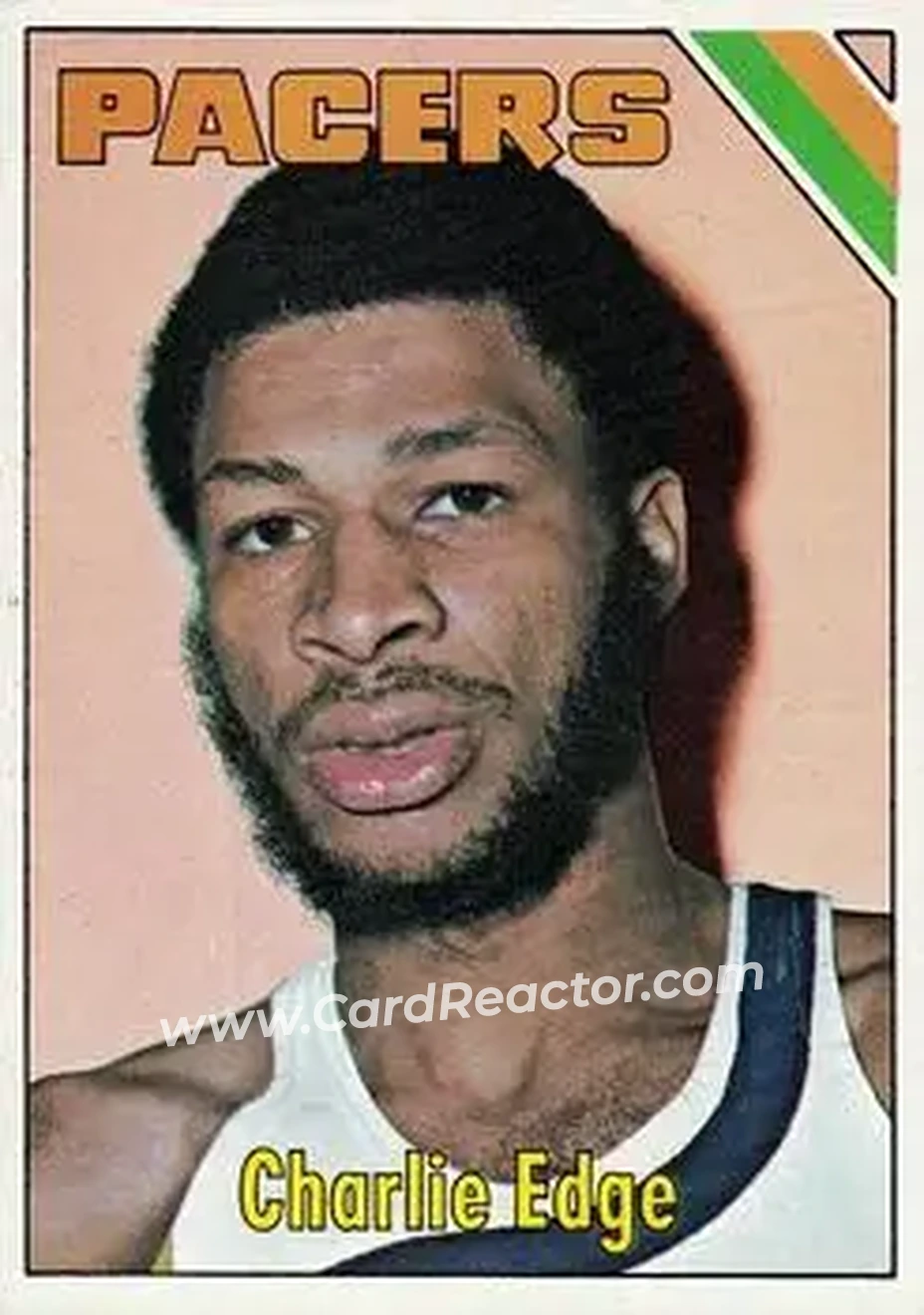 1975-76 Topps #269 - Charlie Edge - Indiana Pacers - Front 1975-76 Topps #269 - Charlie Edge - Indiana Pacers - Front