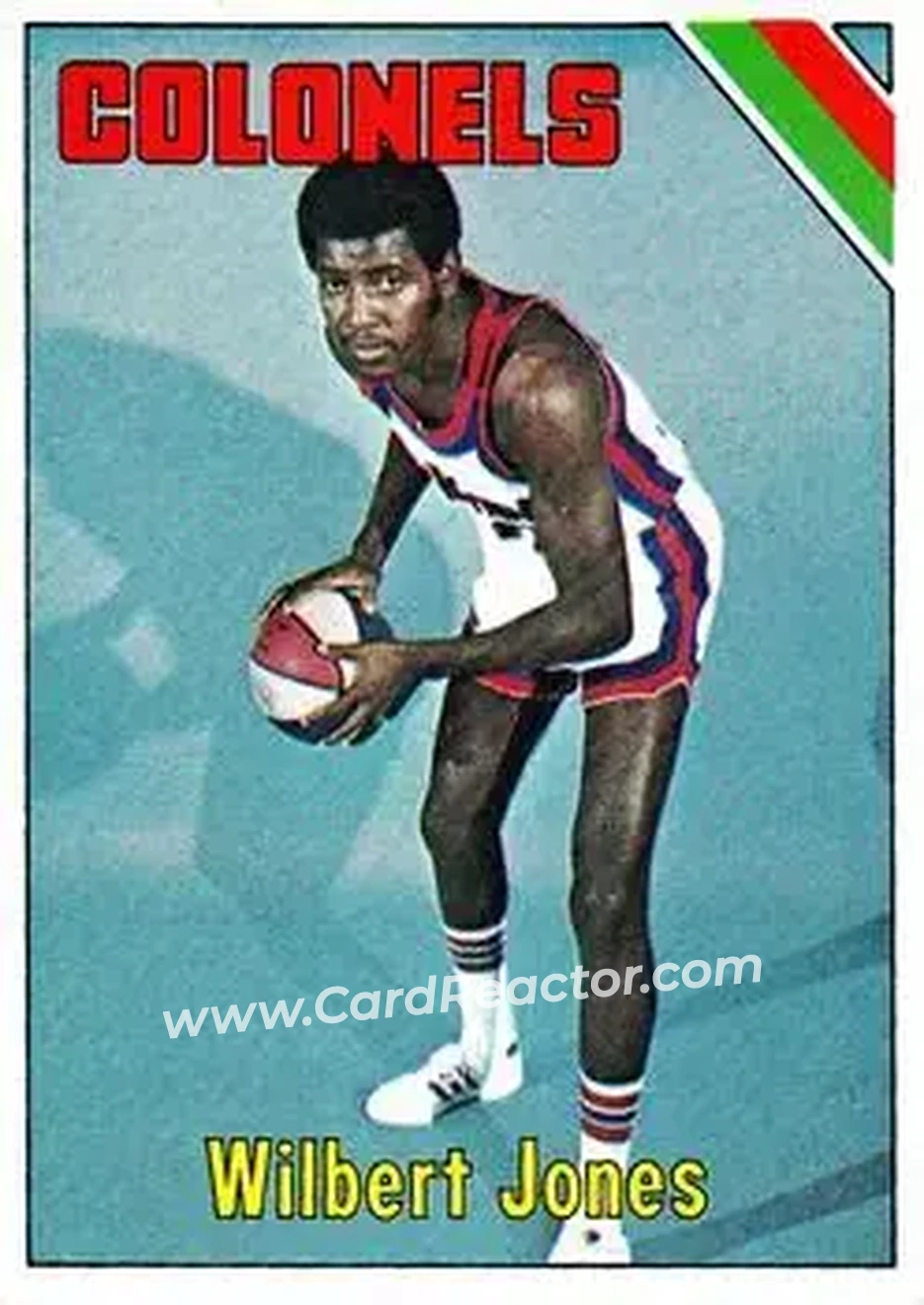 1975-76 Topps #289 - Wilbert Jones - Kentucky Colonels - Front 1975-76 Topps #289 - Wilbert Jones - Kentucky Colonels - Front