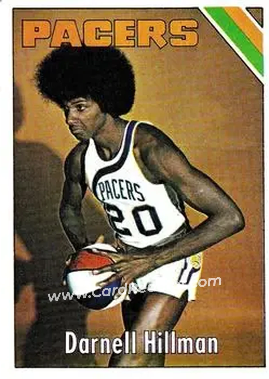 1975-76 Topps #290 - Darnell Hillman - Indiana Pacers - Front