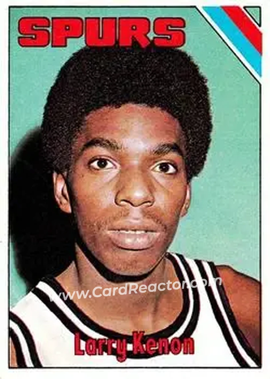 1975-76 Topps #294 - Larry Kenon - San Antonio Spurs - Front 1975-76 Topps #294 - Larry Kenon - San Antonio Spurs - Front