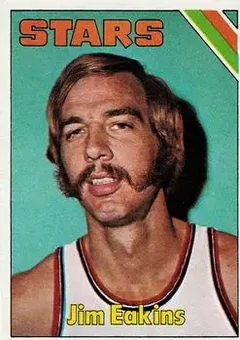 1975-76 Topps #297 - Jim Eakins - Utah Stars