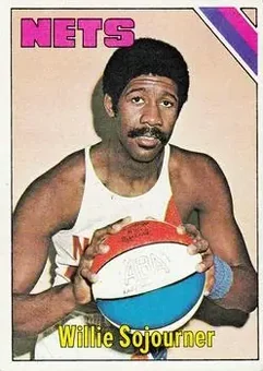 1975-76 Topps #312 - Willie Sojourner - New York Nets
