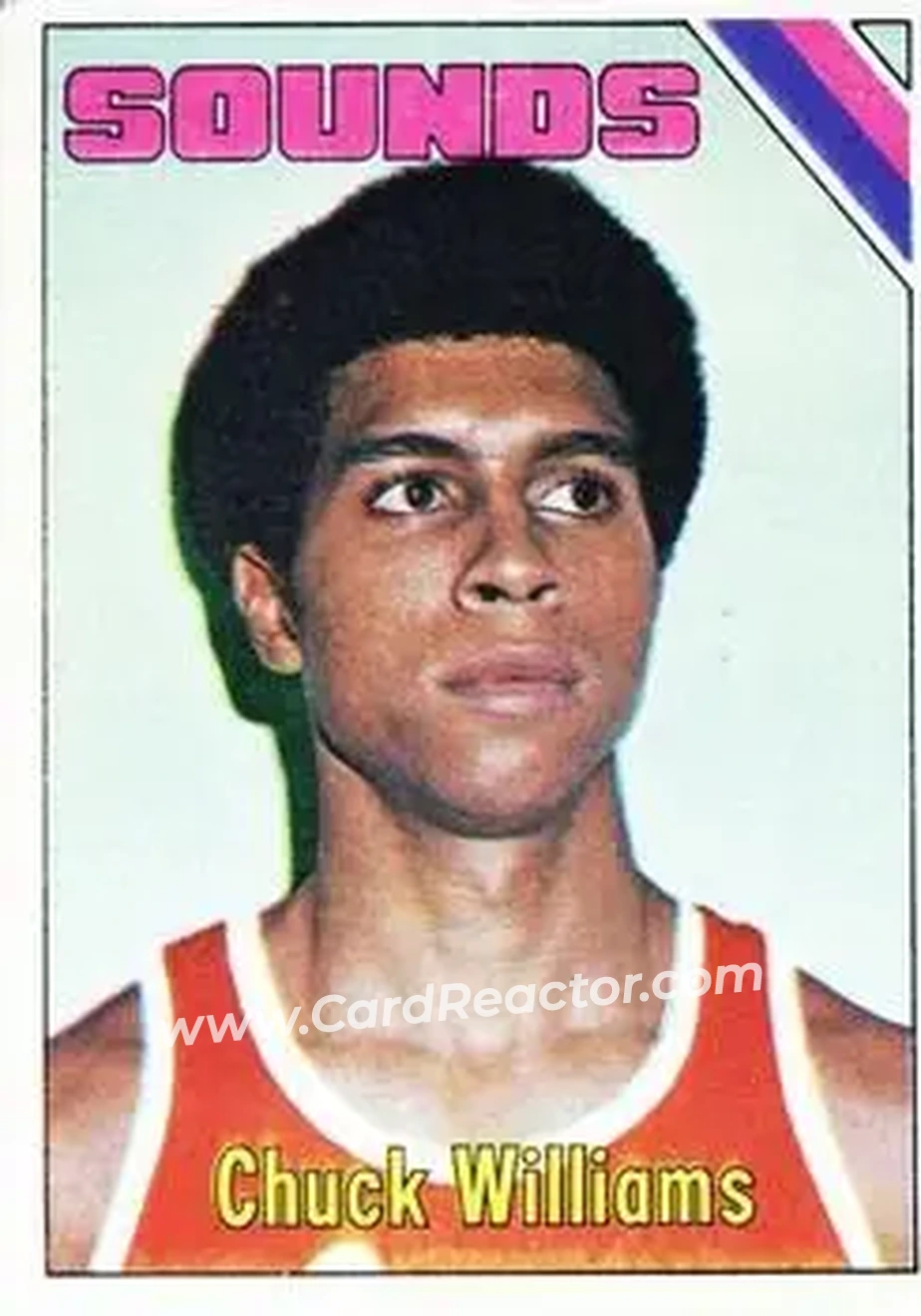 1975-76 Topps #315 - Chuck Williams - Memphis Sounds - Front 1975-76 Topps #315 - Chuck Williams - Memphis Sounds - Front