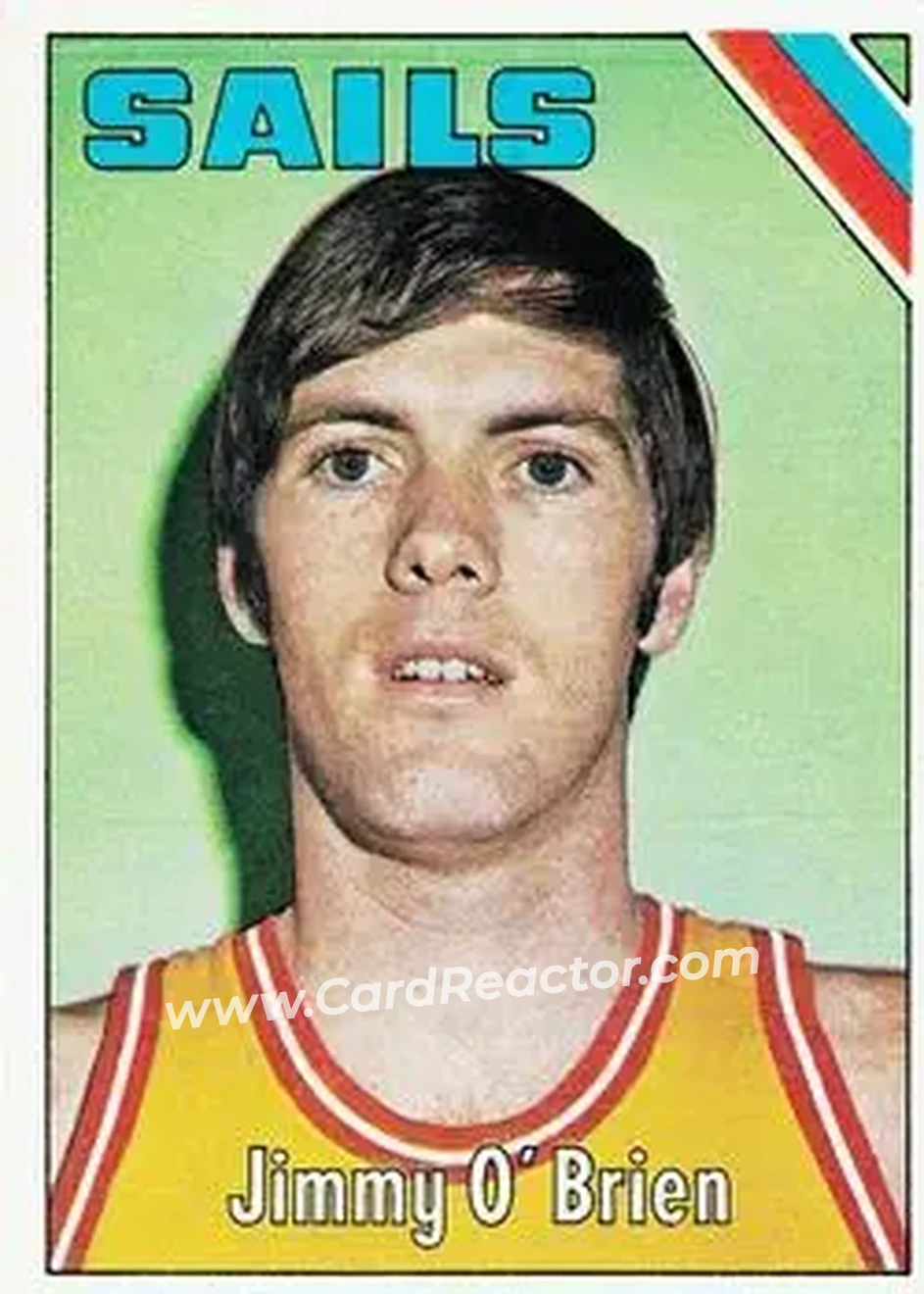1975-76 Topps #317 - Jimmy O'Brien - San Diego Sails - Front