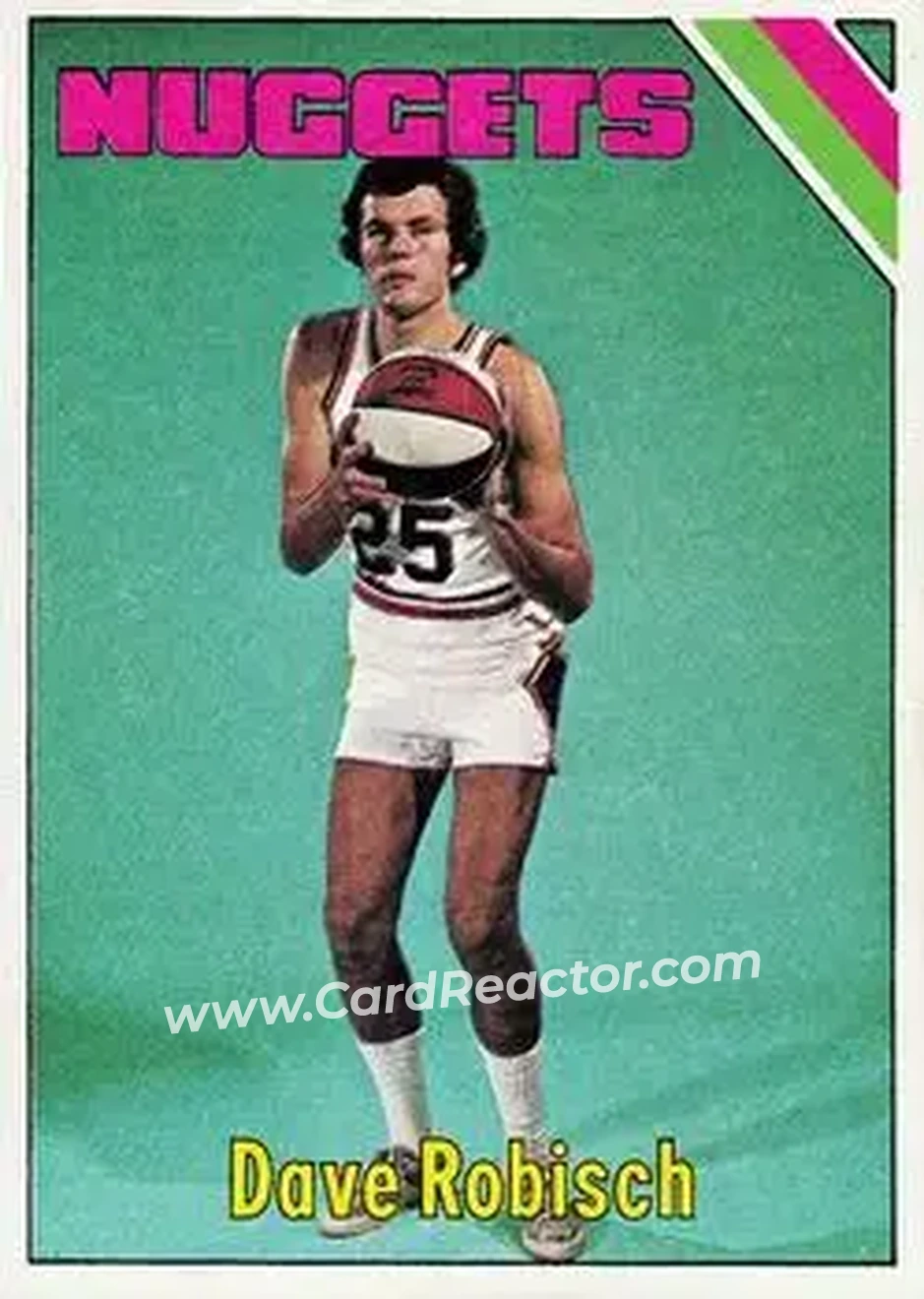 1975-76 Topps #318 - Dave Robisch - Denver Nuggets - Front