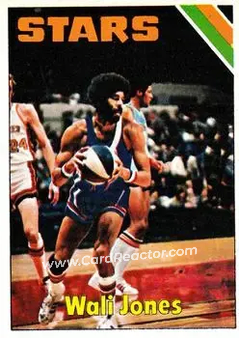 1975-76 Topps #319 - Wally Jones - Utah Stars - Front