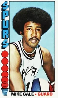 1976-77 Topps #141 - Mike Gale - San Antonio Spurs