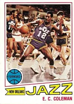 1977-78 Topps #123 - E.C. Coleman - New Orleans Jazz