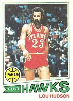 1977-78 Topps - White Backs #85 - Lou Hudson - Atlanta Hawks