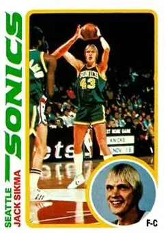 1978-79 Topps #117 - Jack Sikma - Seattle SuperSonics
