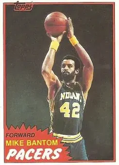 1981-82 Topps #MW89 - Mike Bantom - Indiana Pacers
