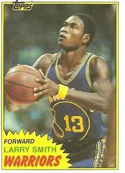 1981-82 Topps #W75 - Larry Smith - Golden State Warriors