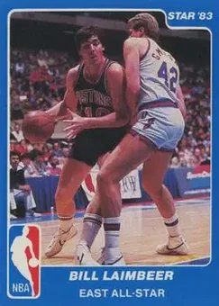 1983 Star All-Star Game #6 - Bill Laimbeer - Detroit Pistons
