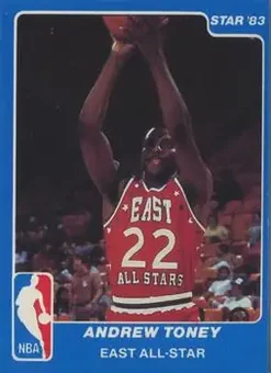 1983 Star All-Star Game #12 - Andrew Toney - Philadelphia 76ers