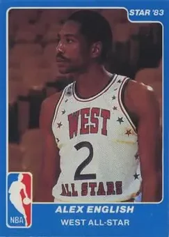 1983 Star All-Star Game #15 - Alex English - Denver Nuggets