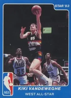 1983 Star All-Star Game #23 Kiki Vandeweghe
