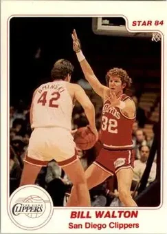 1983-84 Star #121 - Bill Walton - San Diego Clippers