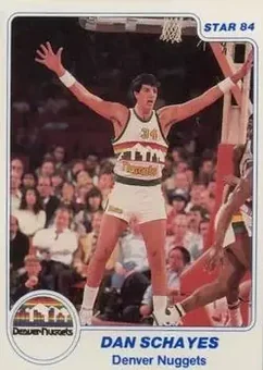 1983-84 Star #191 - Danny Schayes - Denver Nuggets