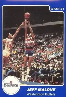 1983-84 Star #212 - Jeff Malone - Washington Bullets
