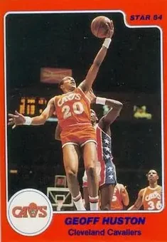 1983-84 Star #236 - Geoff Huston - Cleveland Cavaliers