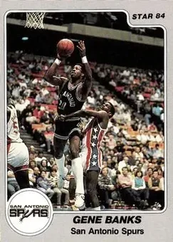 1983-84 Star #242 - Gene Banks - San Antonio Spurs