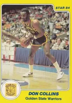 1983-84 Star #254 - Don Collins - Golden State Warriors