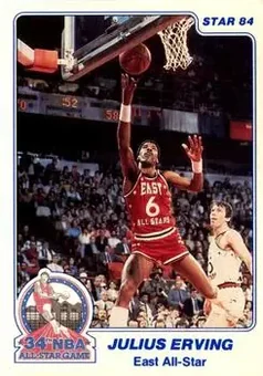 1984 Star All-Star Game #4 Julius Erving