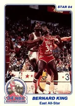1984 Star All-Star Game #5 - Bernard King - New York Knicks