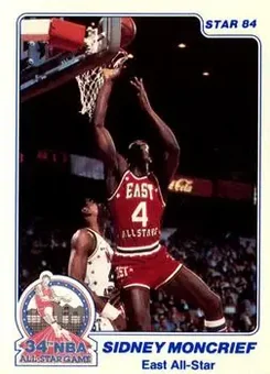 1984 Star All-Star Game #8 - Sidney Moncrief - Milwaukee Bucks