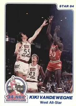 1984 Star All-Star Game #25 - Kiki Vandeweghe - Denver Nuggets