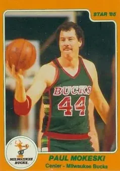 1984-85 Star #134 - Paul Mokeski - Milwaukee Bucks