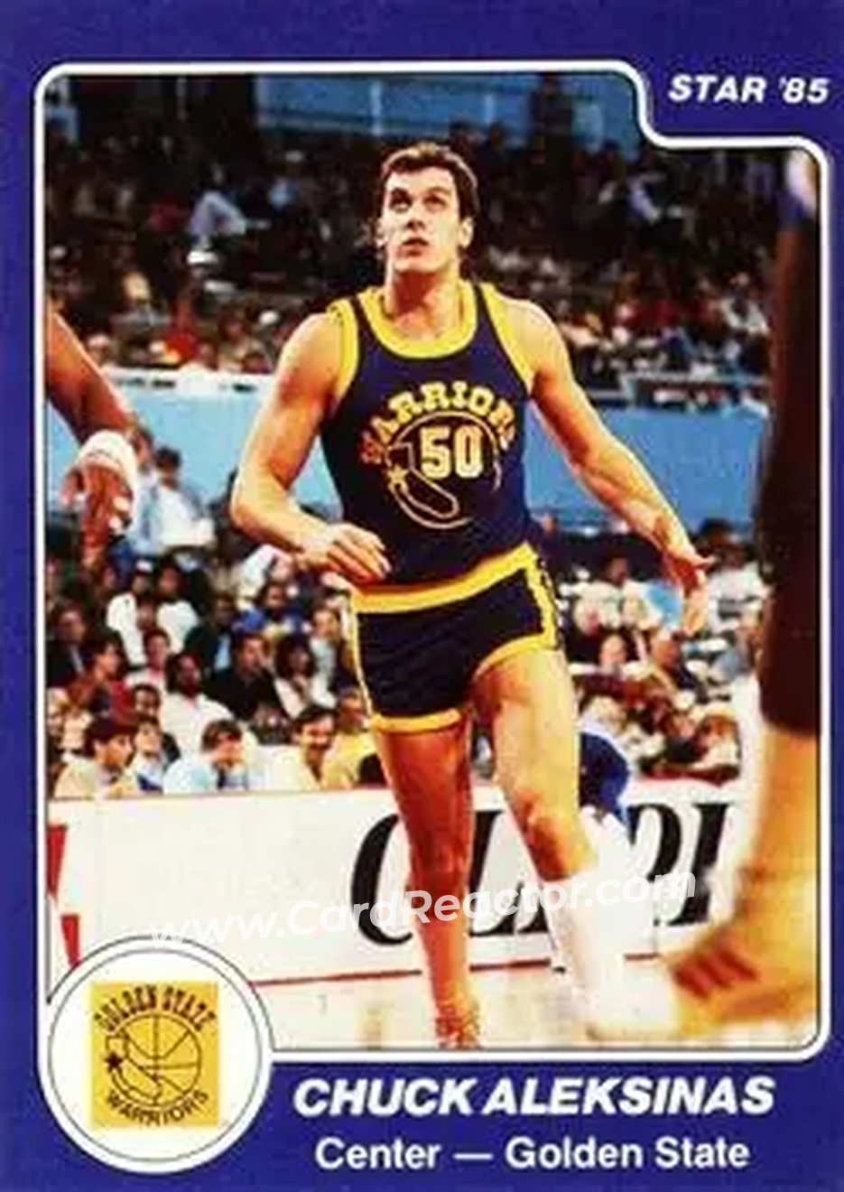 1984-85 Star #150 - Chuck Aleksinas - Golden State Warriors - Front
