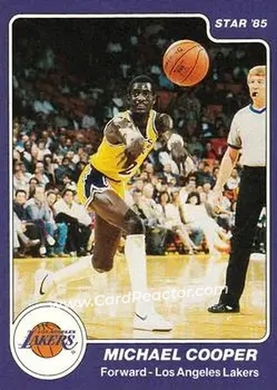 1984-85 Star #174 - Michael Cooper - Los Angeles Lakers - Front