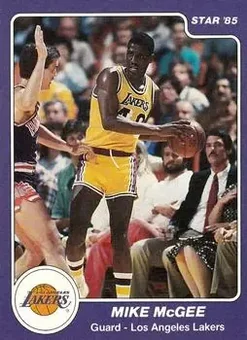 1984-85 Star #179 - Mike McGee - Los Angeles Lakers
