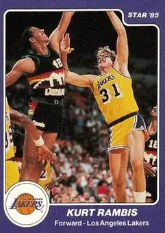 1984-85 Star #180 - Kurt Rambis - Los Angeles Lakers