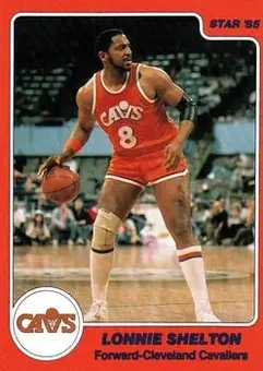 1984-85 Star #222 - Lonnie Shelton - Cleveland Cavaliers