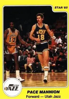 1984-85 Star #232 - Pace Mannion - Utah Jazz