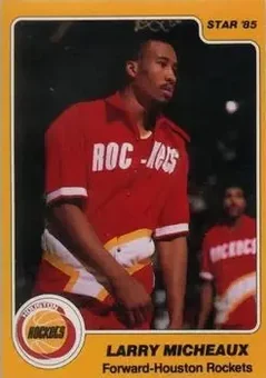 1984-85 Star #245 - Larry Micheaux - Houston Rockets