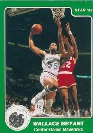1984-85 Star #252 - Wallace Bryant - Dallas Mavericks
