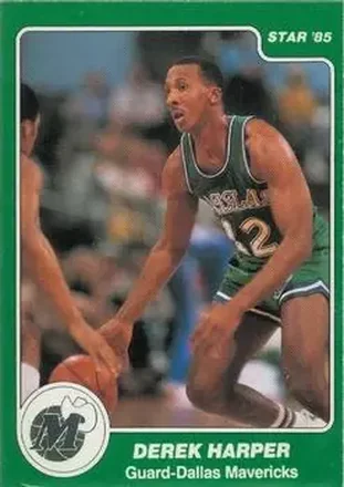 1984-85 Star #255 - Derek Harper - Dallas Mavericks