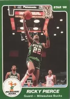 1985-86 Star #129 - Ricky Pierce - Milwaukee Bucks