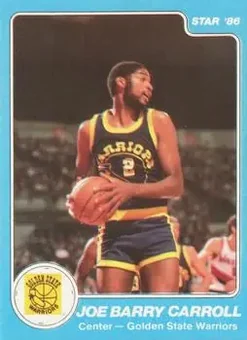 1985-86 Star #132 - Joe Barry Carroll - Golden State Warriors